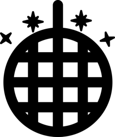 Disco Ball Svg Line Art, Free Vectors File